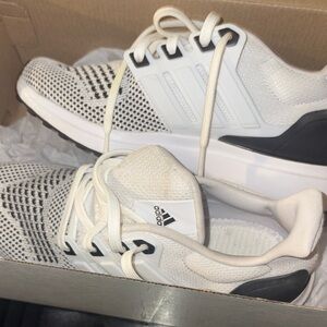 Adidas White and Black Running Shoes